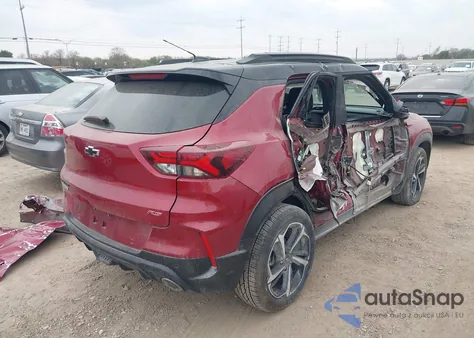 2021 Chevrolet Trailblazer Fwd Rs z USA, uszkodzony, nr VIN KL79MTSL9MB016984